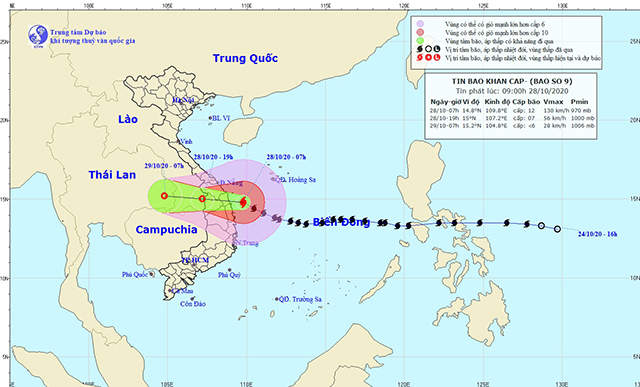 Tin bão khẩn cấp