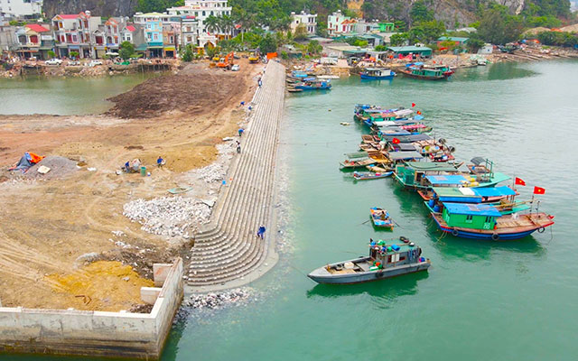 khu neo đậu xã cái rồng