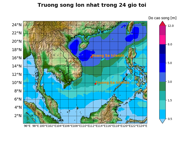 dự báo sóng biển